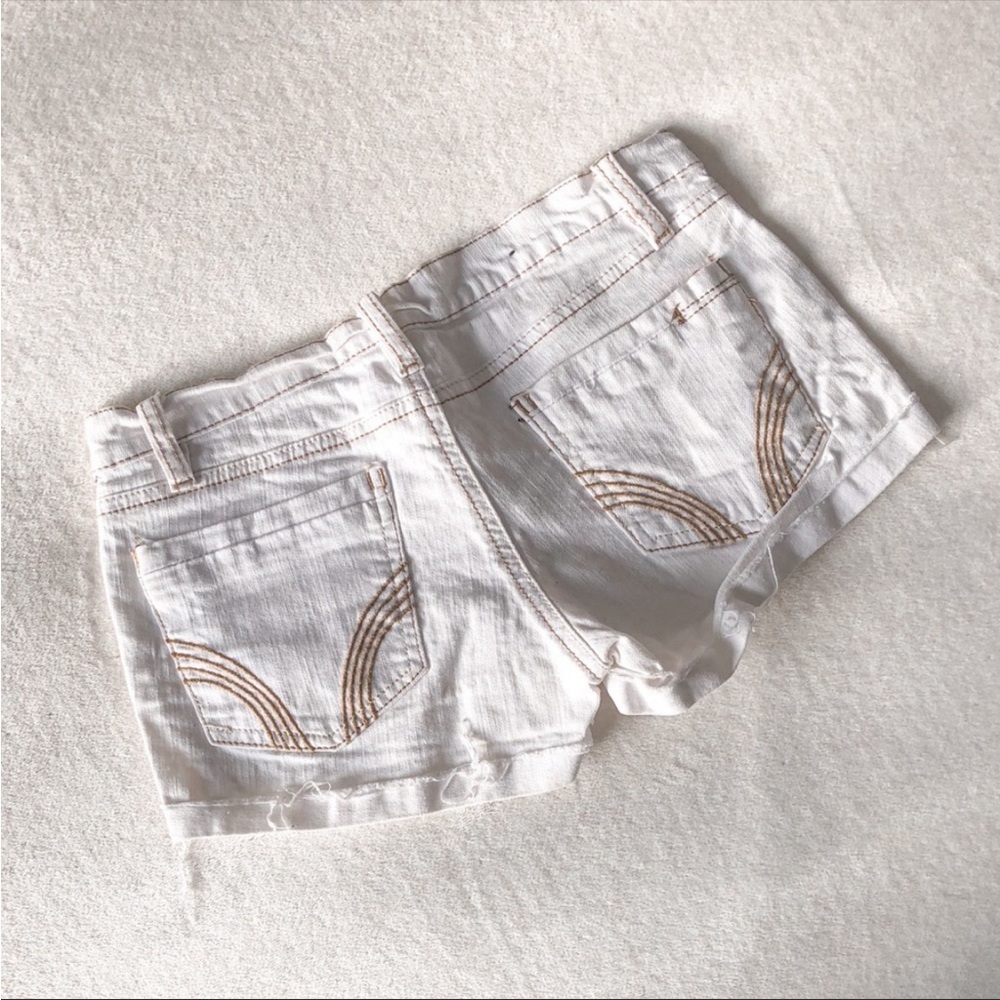 Denim cut off shorts